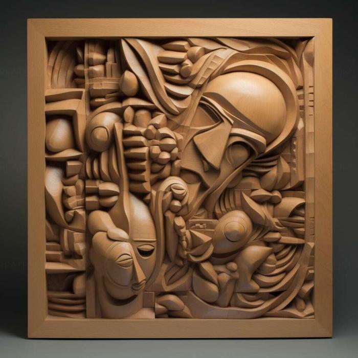 نموذج ثلاثي الأبعاد لآلة CNC 3D Art 